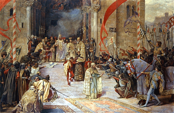 Paja Jovanović-Krunisanje Cara Dušana