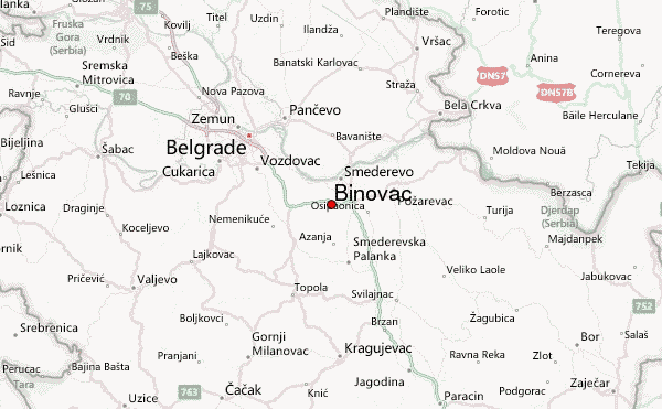 Binovac, mapa