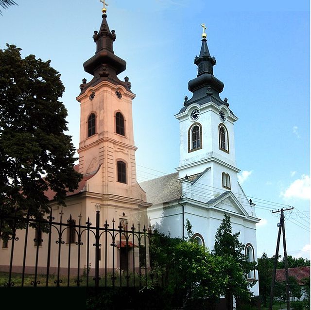 Српска Православна црква и Словачка Евангелистичка А. В. црква у Силбашу
