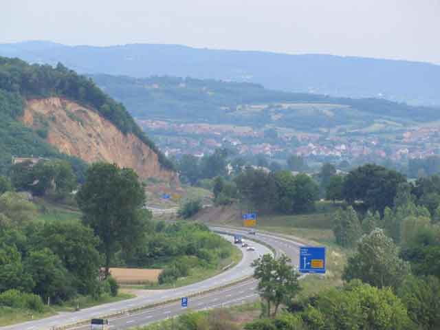 Поглед на Корман из села Ботуња