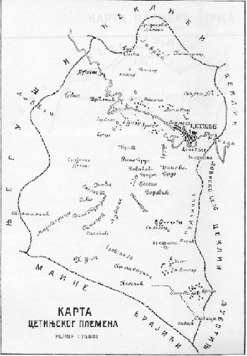 mapa cetinje