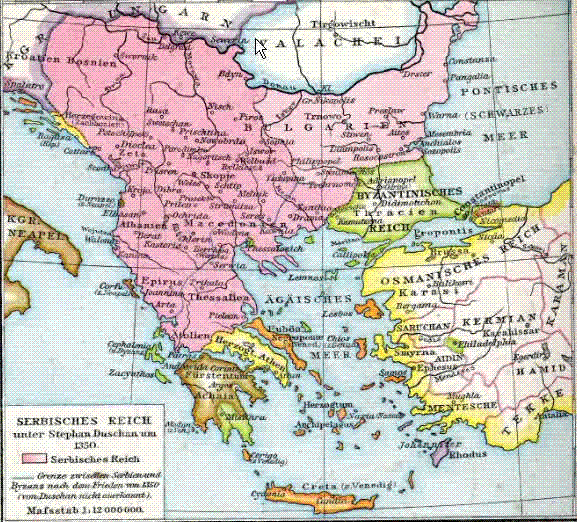 Србија за време цара Душана